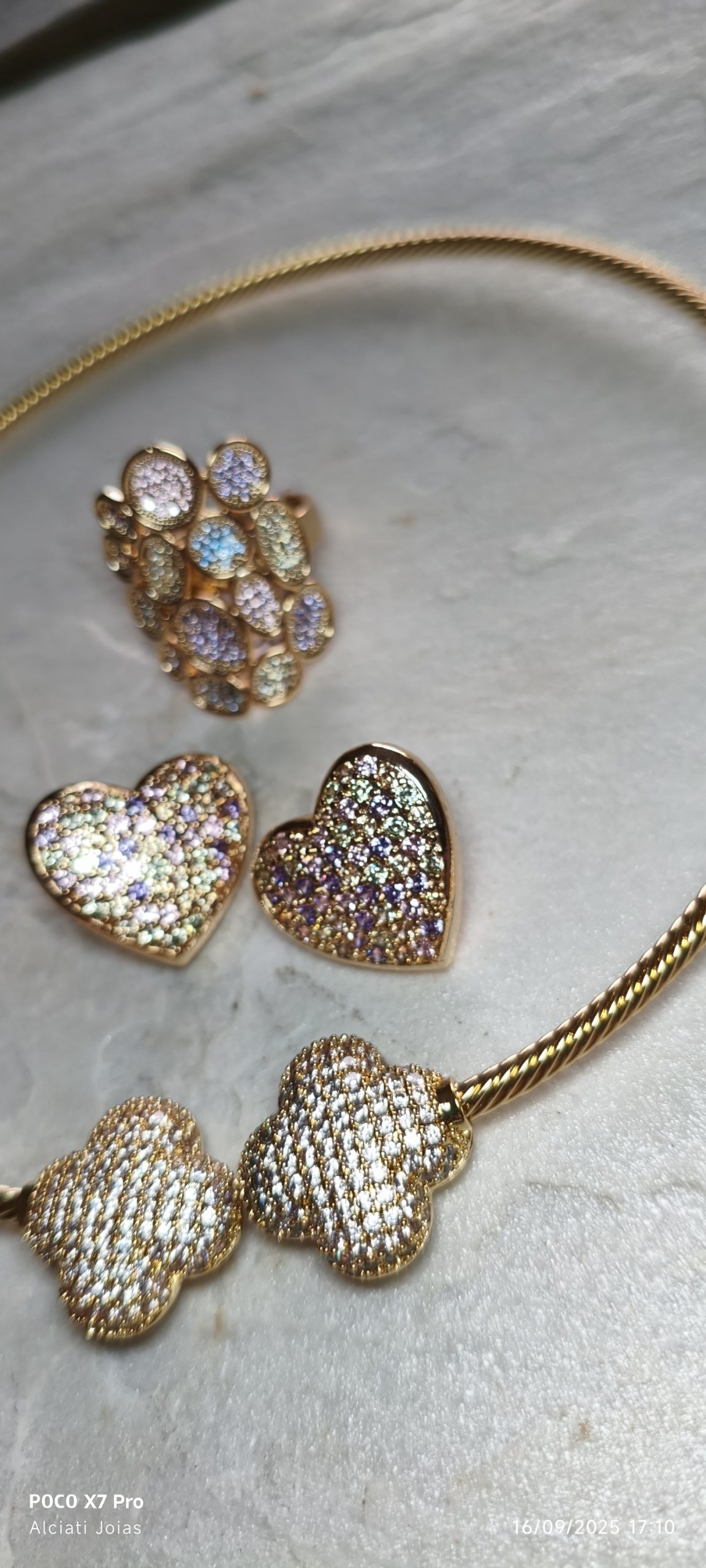 Conjunto Micro Zircônias Cristal - Imagem 2