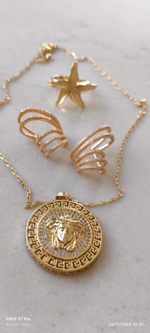 Peças individuais no banho 18k