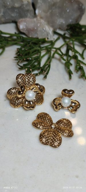 Brinco articulado Pérola Shell