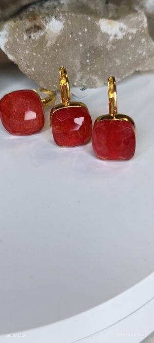 Conjunto Jade Vermelho