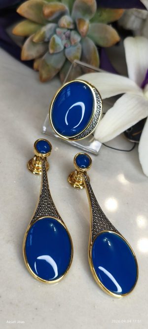 Conjunto Quartzo Azul Bic