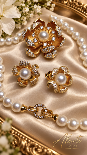 Conjunto Pérola Shell
