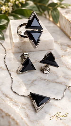 Conjunto Obsidiana negra
