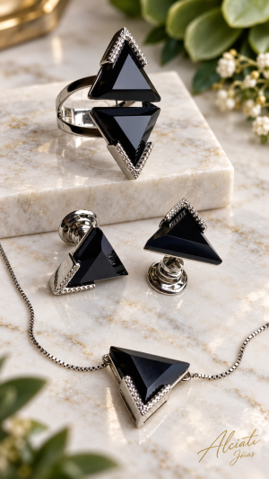 Conjunto Obsidiana negra